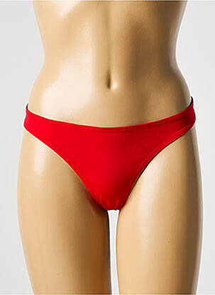 Bas de maillot de bain stretch culotte rouge LAURA URBINATI femme