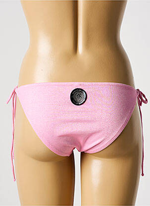 Bas de maillot de bain stretch culotte rose GALLIANO femme