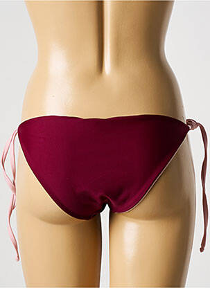 Bas de maillot de bain réversible bikini rose GALLIANO femme