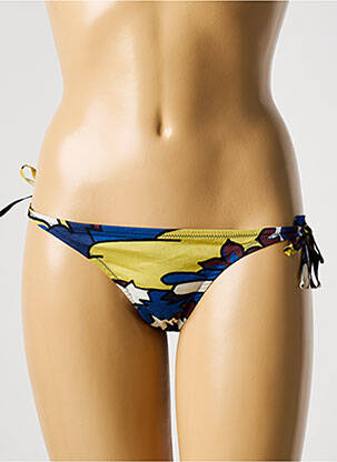 Bas de maillot de bain imprimé fantaisie bikini bleu LAURA URBINATI femme