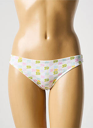 Tanga stretch blanc GALLIANO femme