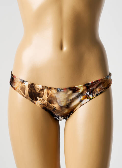 Bas de maillot de bain marron GALLIANO pour femme