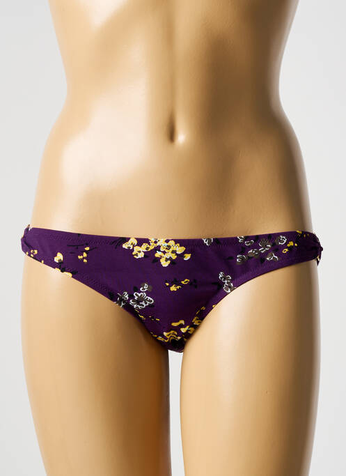 Bas de maillot de bain violet LAURA URBINATI pour femme