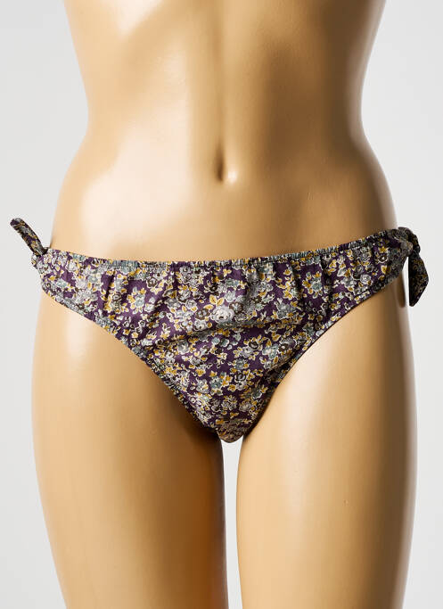 Bas de maillot de bain violet LAURA URBINATI pour femme