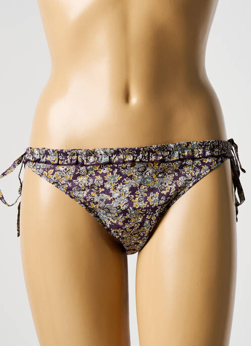 Bas de maillot de bain violet LAURA URBINATI pour femme