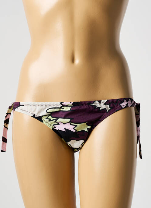 Bas de maillot de bain violet LAURA URBINATI pour femme