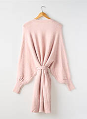 Gilet manches longues rose LAUREN VIDAL pour femme seconde vue