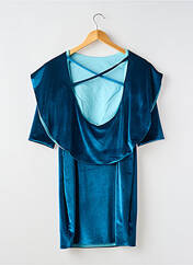 Robe courte bleu ELIZA pour femme seconde vue