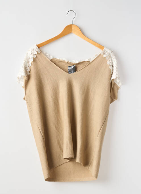 T-shirt beige HOTEL PARTICULIER pour femme