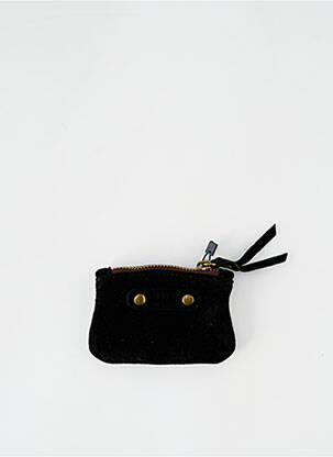 Porte-monnaie fermeture zippée noir ABACO femme