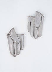 Gants argent MAISON FABRE pour femme seconde vue