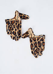 Gants marron MAISON FABRE pour femme seconde vue