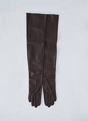 Gants marron MAISON FABRE pour femme seconde vue