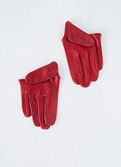 Gants rouge MAISON FABRE pour femme seconde vue