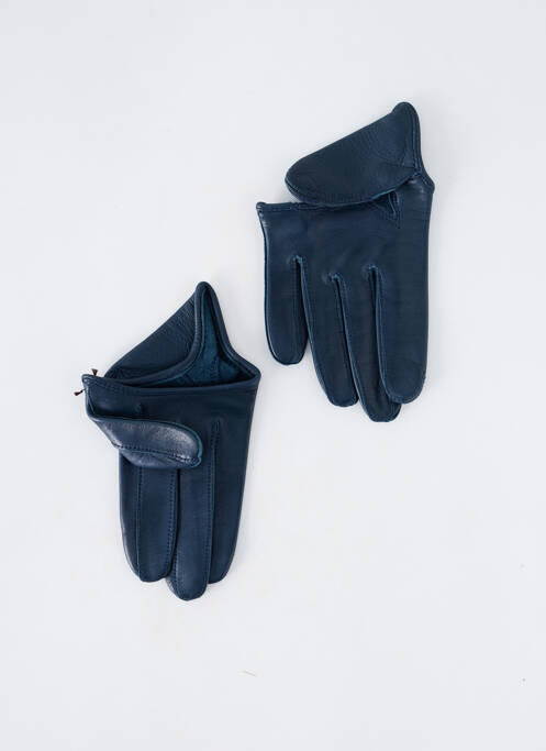 Gants bleu MAISON FABRE pour femme