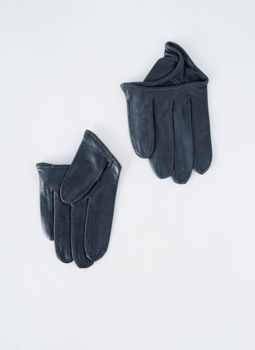 Gants bleu fonce MAISON FABRE pour femme