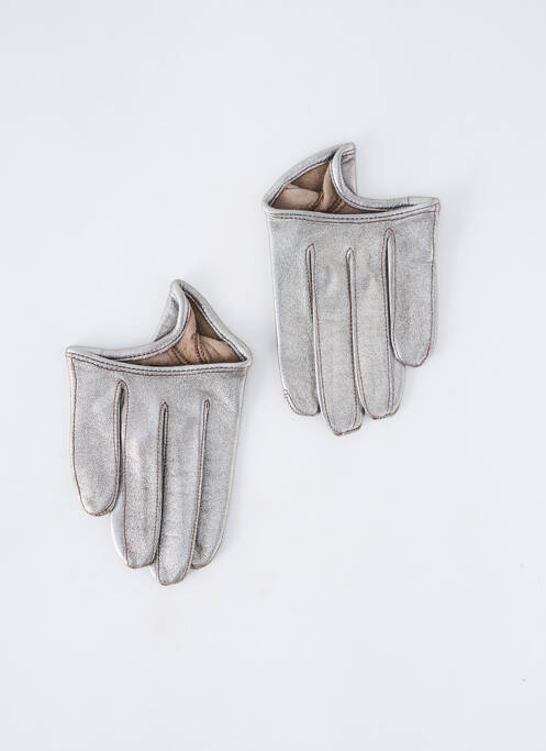 Gants argent MAISON FABRE pour femme