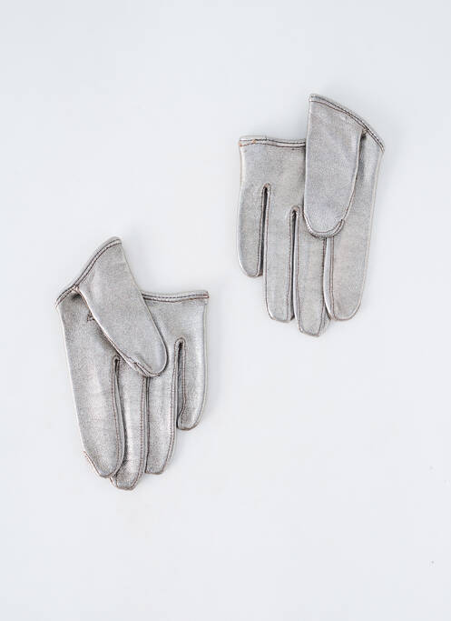 Gants argent MAISON FABRE pour femme