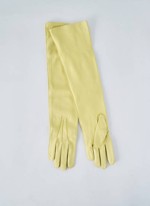 Gants jaune MAISON FABRE pour femme
