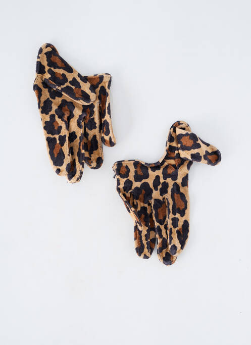 Gants marron MAISON FABRE pour femme