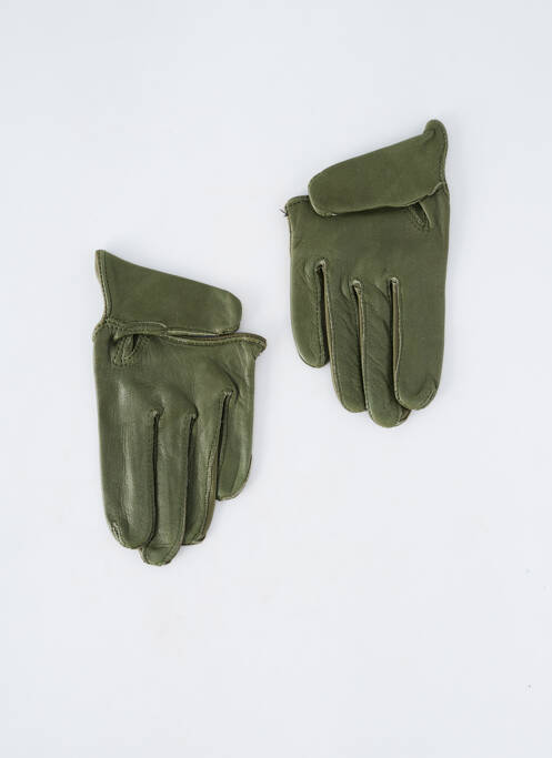 Gants vert MAISON FABRE pour femme