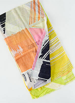Foulard tissage popeline rose MAPOESIE femme