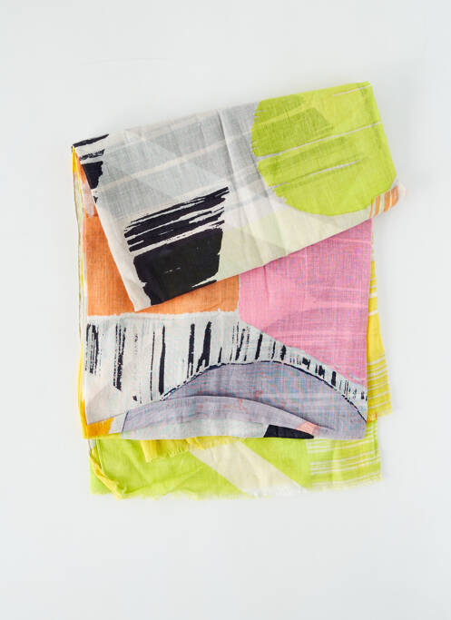 Foulard rose MAPOESIE pour femme