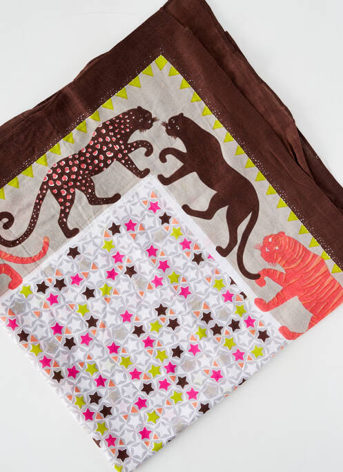 Foulard marron INOUI TOOSH pour femme