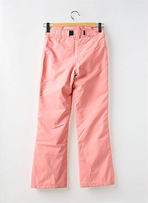Pantalon droit fermeture zippée sous rabat pressionné rose ZIENER fille
