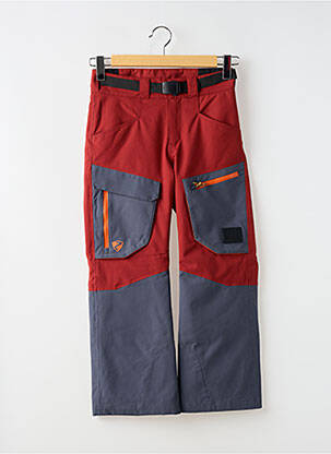 Pantalon droit poches rouge ZIENER enfant