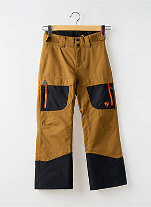 Pantalon droit poches marron ZIENER enfant