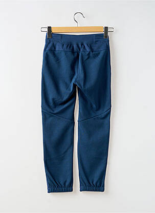 Legging tissage popeline taille élastique bleu ZIENER enfant