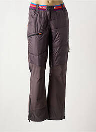 Pantalon slim taille élastique gris ZIENER femme