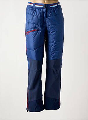 Pantalon droit bleu ZIENER pour femme