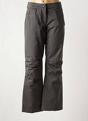 Pantalon droit gris ZIENER pour femme