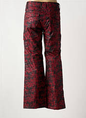 Pantalon flare rouge ZIENER pour femme seconde vue