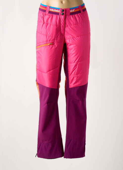 Pantalon droit rose ZIENER pour femme