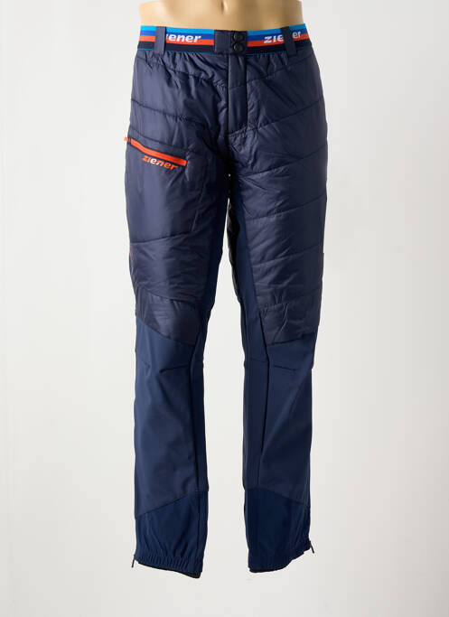 Pantalon droit bleu ZIENER pour homme