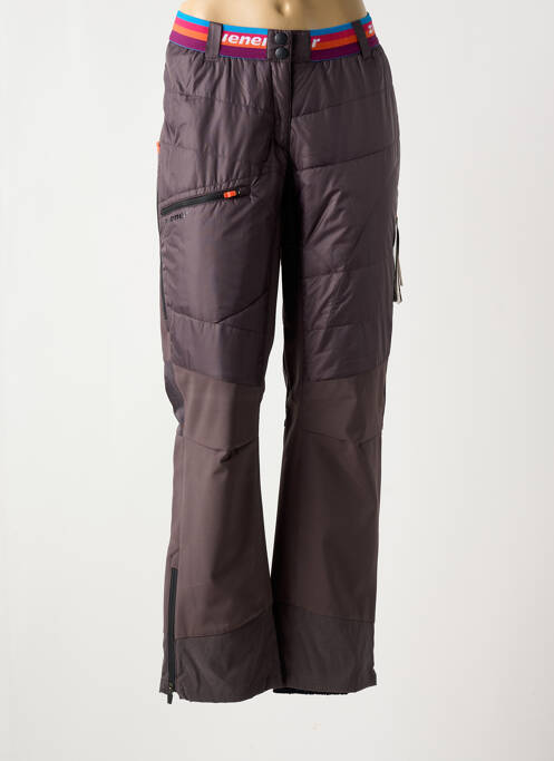 Pantalon slim taille élastique gris ZIENER femme