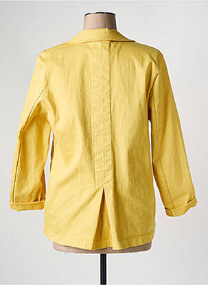 Blazer poches jaune APRIL VINTAGE femme