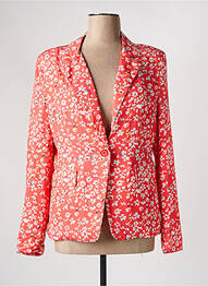 Blazer poches orange APRIL VINTAGE femme