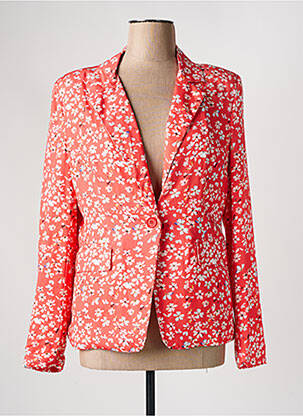 Blazer poches orange APRIL VINTAGE femme