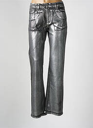 Jeans bootcut taille normale taille normale argent PLACE DU JOUR femme