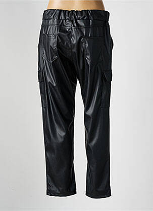 Pantalon cargo slim taille normale noir APRIL VINTAGE femme
