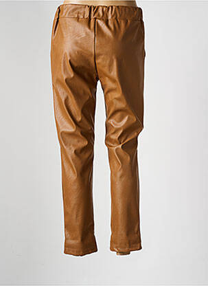 Jogging slim taille normale marron APRIL VINTAGE femme