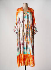 Robe longue orange APRIL VINTAGE pour femme seconde vue