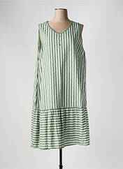 Robe mi-longue vert TERA BORA pour femme seconde vue