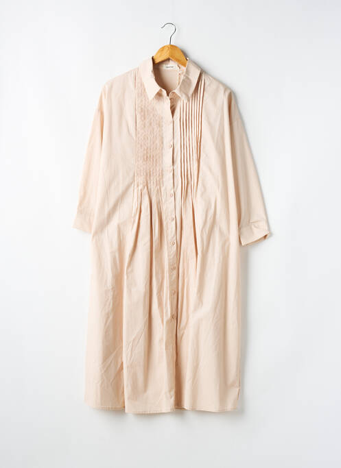 Robe mi-longue rose SWEEWË pour femme