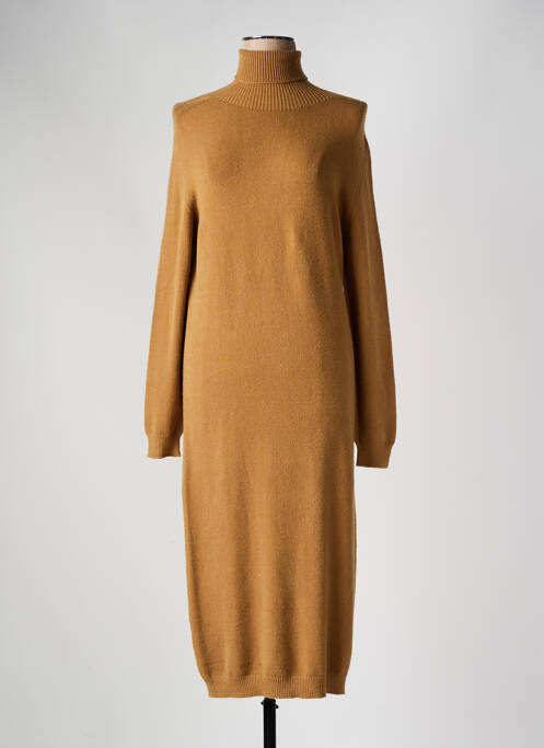 Robe pull marron LUK AP pour femme
