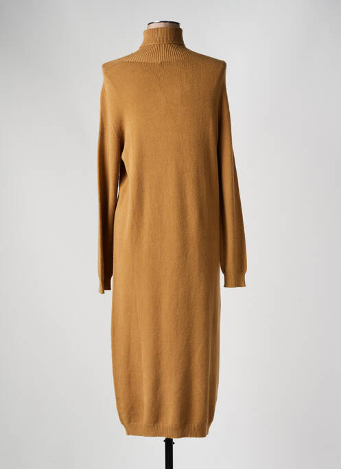 Robe pull marron LUK AP pour femme